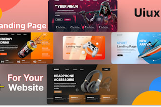 devlop an amazing landing page or full business website