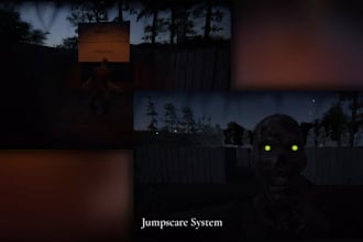 create a custom psychological horror game in unity