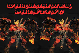 sculpt 3d warhammer miniature painting dnd tabletop game character for 3d print