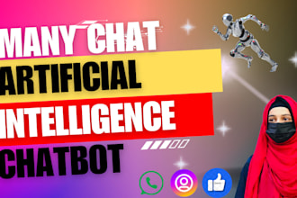 create ai chatbot for social media platforms with manychat