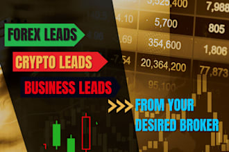 provide fresh crypto forex leads from asia europe and USA