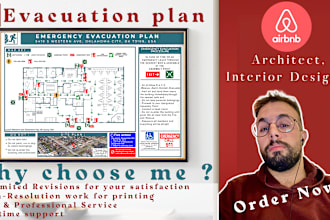 create emergency evacuation plan for your airbnb property