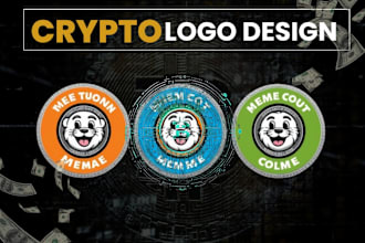 create crypto meme token logo