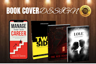 do book cover design, ebook cover design or book cover, amazon kindle formatting