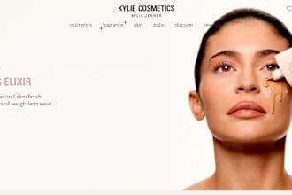 design a professional skin care website, cosmetics website, skin care website