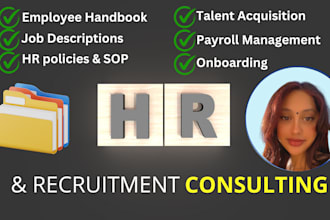 be your HR and recruitment consultant and provide management services