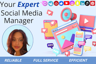 be your social media manager and content creator