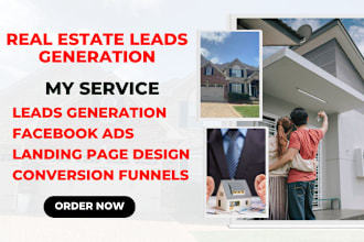 real estate leads home sellers leads real estate facebook ads with landing page