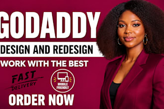 design godaddy website redesign godaddy website design develop godaddy