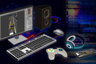 make 2d, 3d games for you