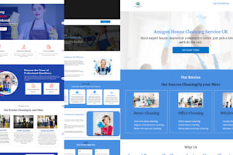 landing page design solar leads landing page cleaning leads landing page design