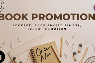 create viral tiktok booktok video ebook marketing tik tik book promotion