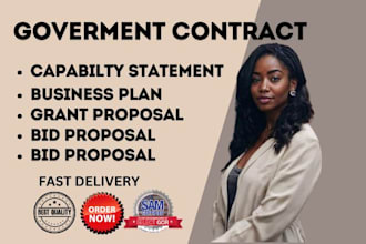 secure government contracts, rfq, rfp, bid  proposal, grant, business plan