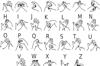 teach sign languages for kids, children, teens and adults