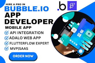 build bubble io mvp adalo web app saas flutterflow fix issues app development