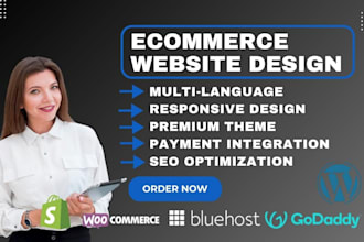 do godaddy bluehost hostinger ecommerce website, wix ecommerce, shopify website