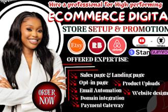 promote digital products on etsy, gumroad, stanstore, shopify print on demand