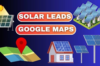 provide fresh solar leads and roofing leads through google map