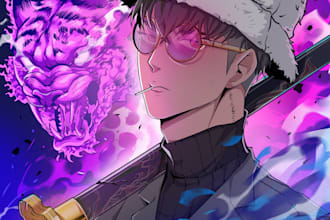 professional drawing anime style with high detail