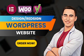 create a responsive wordpress website or wordpress design