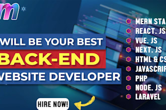build a robust website backend today