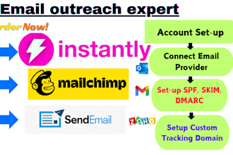 instantly ai or smartlead cold outreach email warm up with google workspace