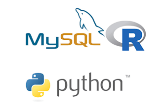 do data analysis and visualization using python , r and ml