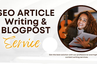 be your article and blogpost writer