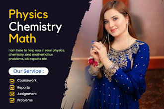 do physics assignment and chemistry problems