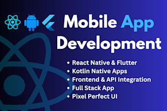 do app development react native flutter kotlin