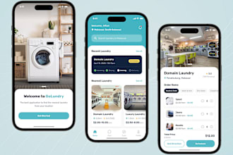 design and develop a highly functional and custom laundry, dry cleaning app