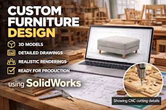 design furniture using solidworks