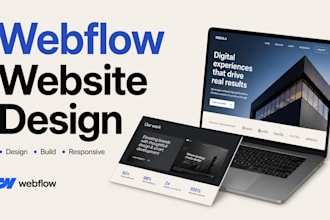 design and build a premium webflow website