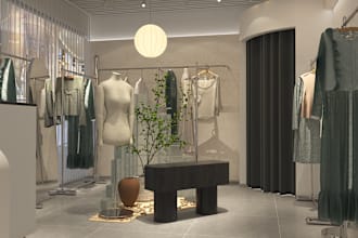 design unique 3d shops, retail, shopfront, store, interior