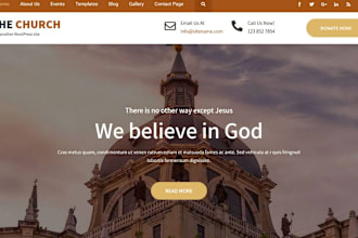 design church, ministry, ngo, educational website