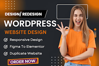 build wordpress website design and development