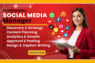 social media marketing manager, instagram, facebook,linkdin marketing