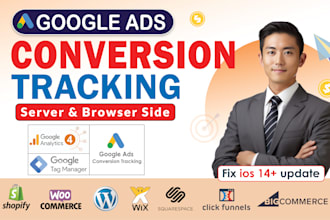 do google ads ga4 ecommerce server side conversion tracking via GTM