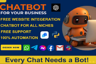 build chatbot for social media platforms, website using manychat, chatfuel tidio