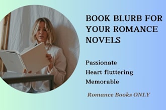 help you write an engaging book blurb for your non fiction and fictional books