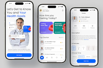 create healthcare app, telemedicine app, patients app, pharmacy app, doctor app