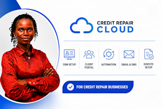 setup credit repair cloud CRM, automation and client portal