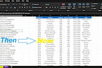 do excel data cleaning, data merging, data formatting