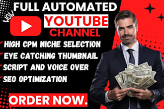 create youtube automation channel business and create cash cow videos