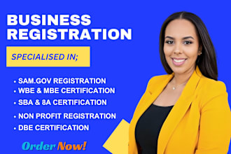 get wosb sdvosb mbe 501c3 wbe 8a sbacertification non profit samgov registration