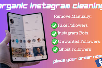 manually remove unwanted posts and unfollow ghosts followers from your instagram