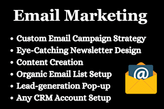 create email marketing  campaign newsletter via omnisend hubspot zoho marketo