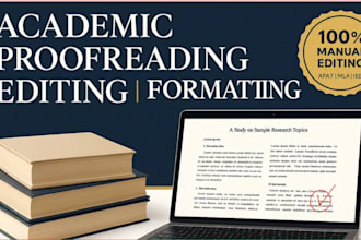 proofread, edit, format your essay, thesis, dissertation in apa 7, harvard, mla