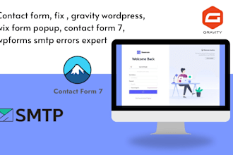 create contact form gravity, wix form popup, contact form 7, wpforms smtp errors