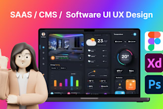 do awesome dashboard UI UX, saas, CRM